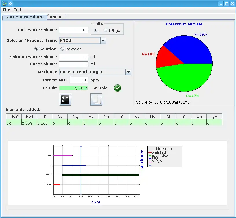 Scarica lo strumento web o l'app web pafcalc