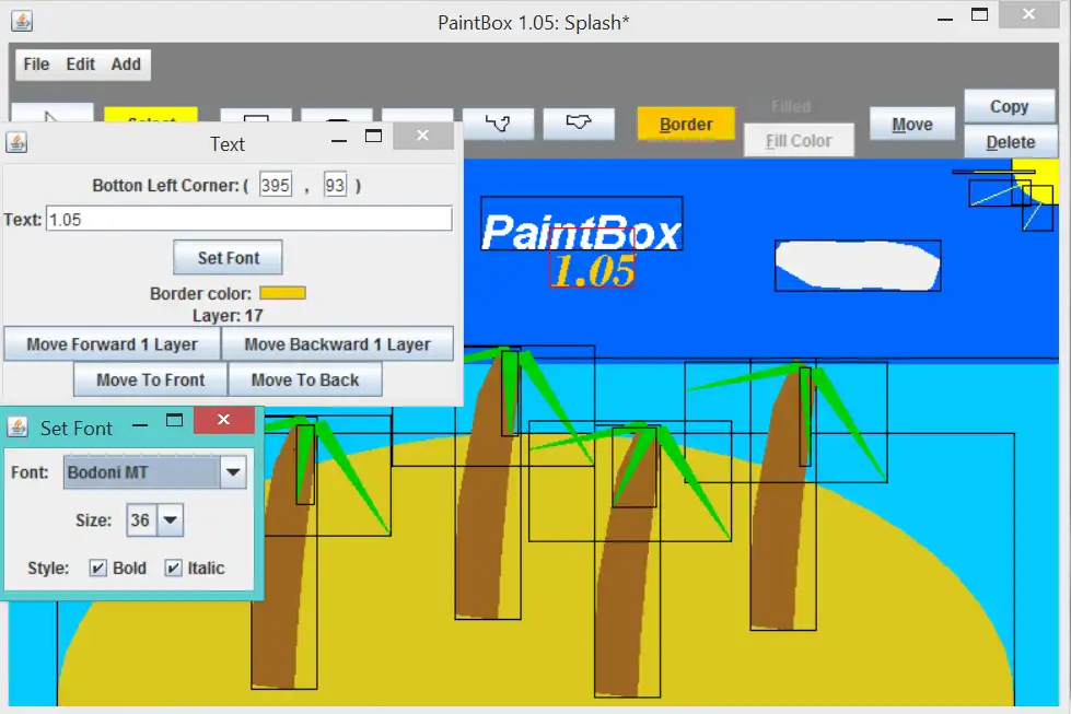 WebツールまたはWebアプリPaintBoxをダウンロードする