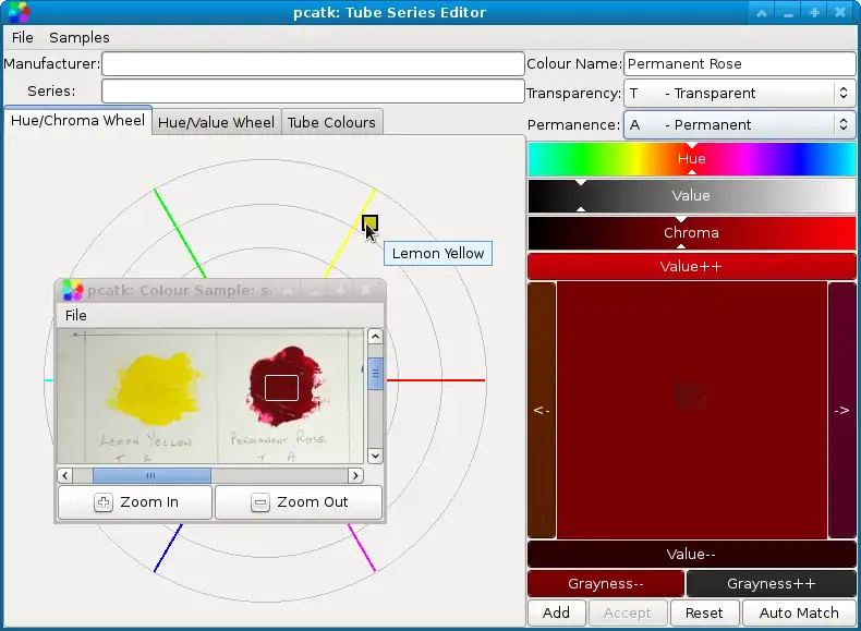 ດາວໂຫຼດເຄື່ອງມືເວັບ ຫຼື ແອັບເວັບ Painters Color Assistant Tool Kit ເພື່ອແລ່ນໃນ Linux ອອນໄລນ໌