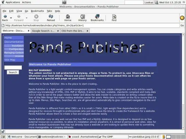 Download web tool or web app Panda Publisher