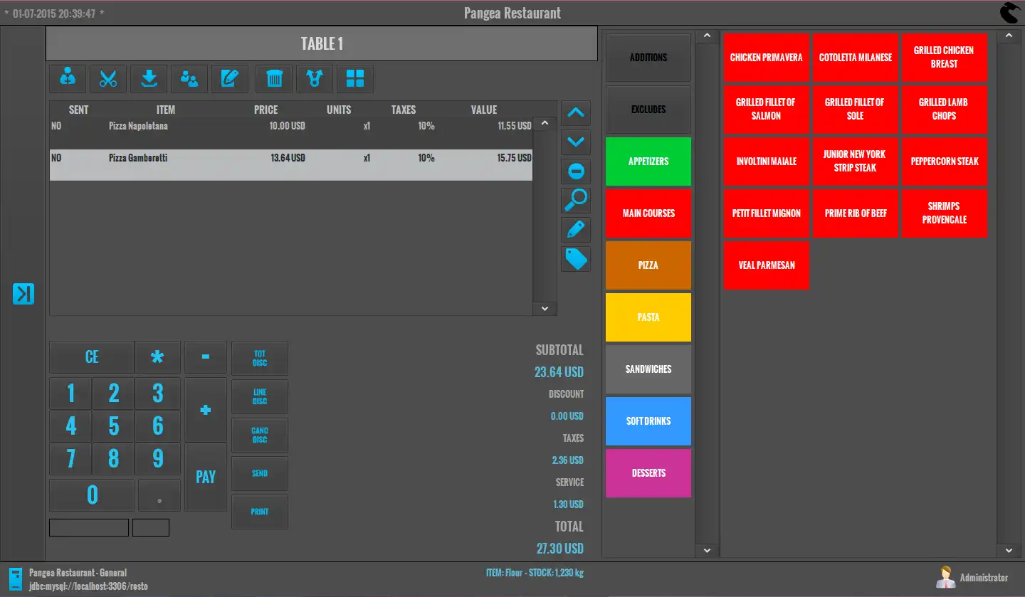 Download web tool or web app Pangea Open POS