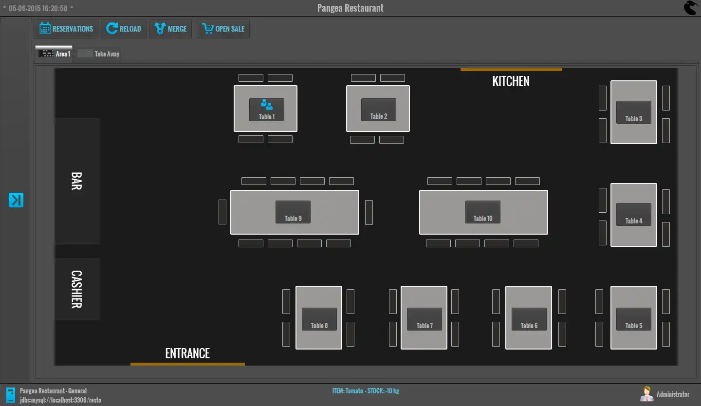 Download web tool or web app Pangea Open POS