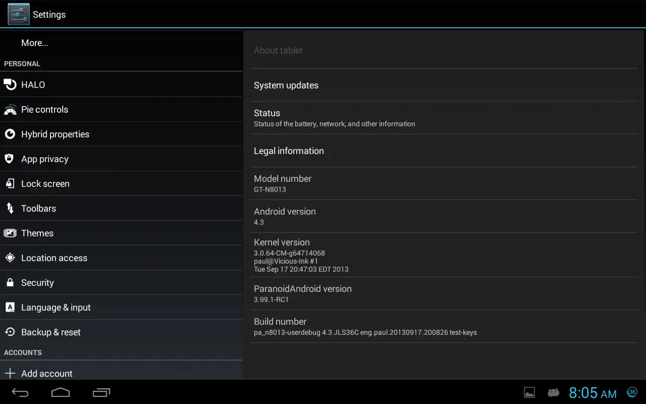 Download web tool or web app ParanoidAndroid4GalaxyNote10-1