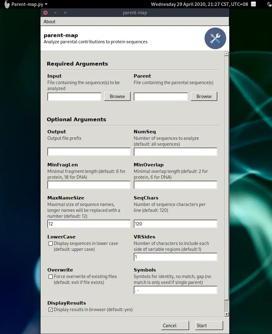 Download web tool or web app parent-map