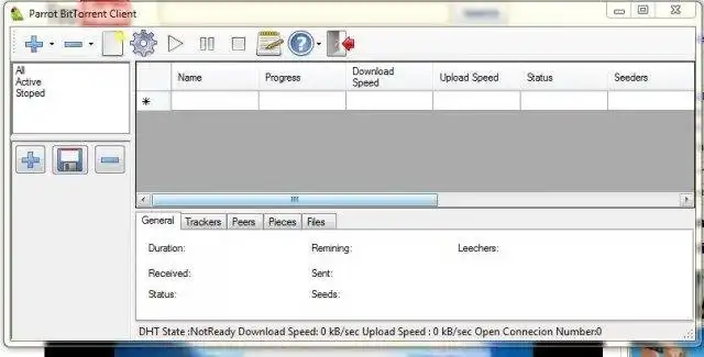 Download web tool or web app Parrot BitTorrent Client