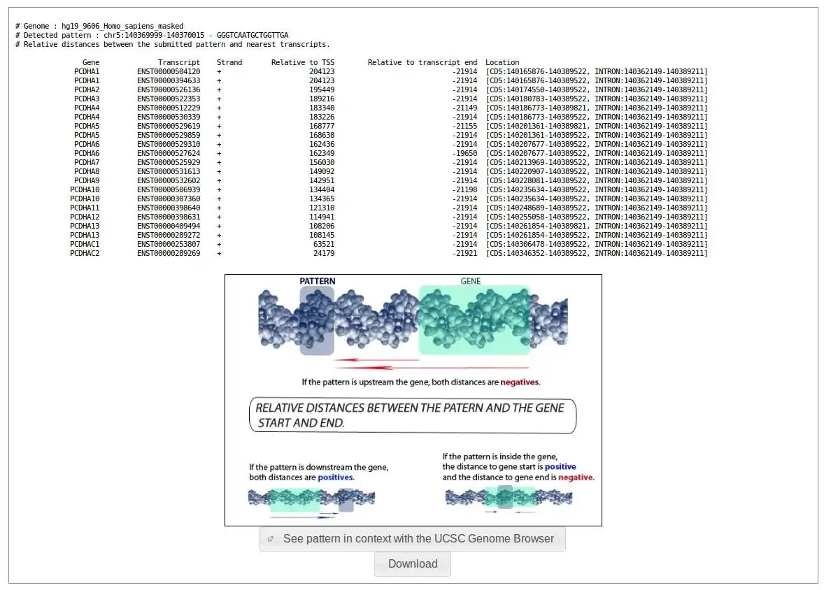 Descărcați instrumentul web sau aplicația web PARSEC - Pattern Search / Context