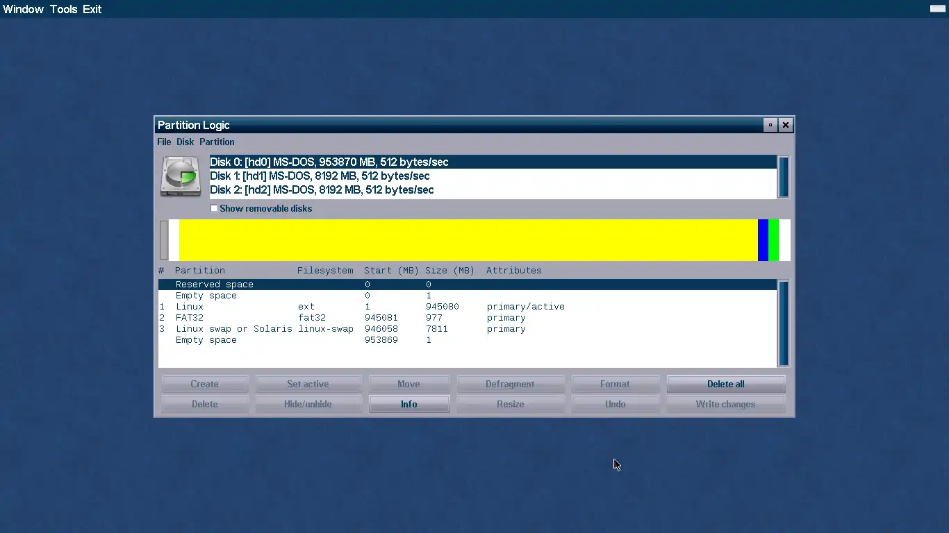 Scarica lo strumento Web o l'app Web Partition Logic