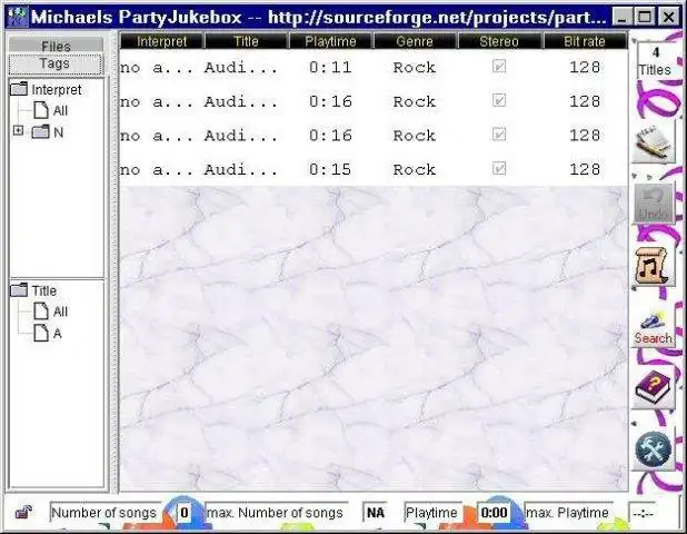 Mag-download ng web tool o web app PartyJukebox para tumakbo sa Linux online