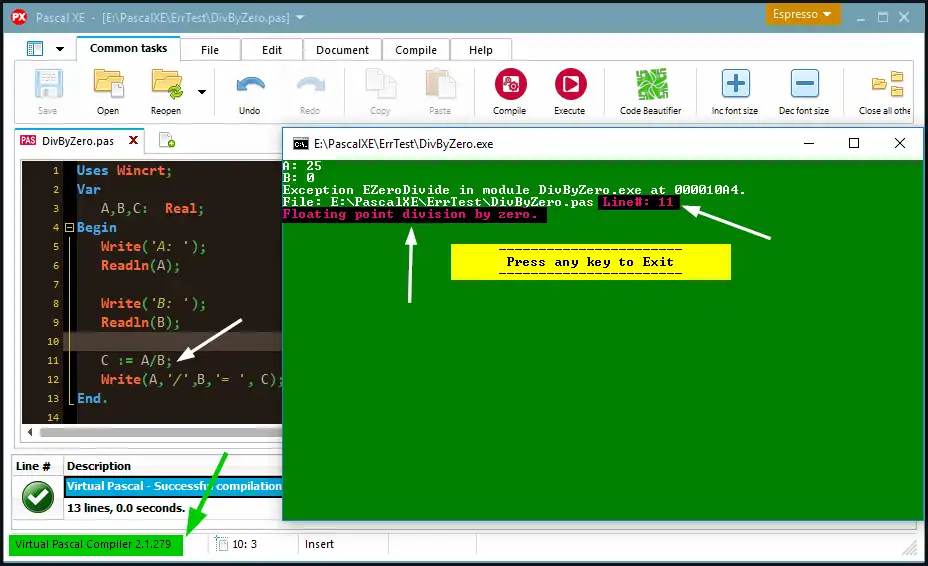 Download web tool or web app Pascal XE