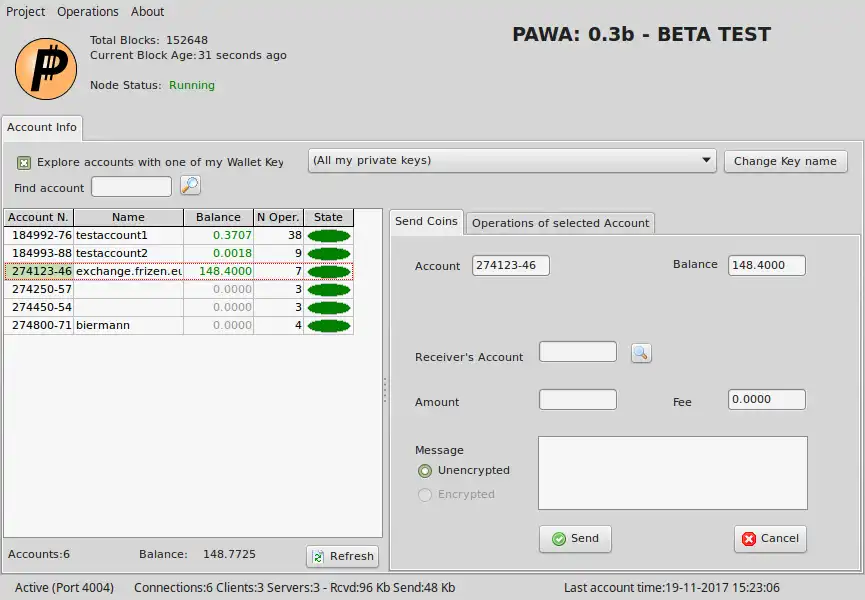 Scarica lo strumento web o l'app web PascWallet