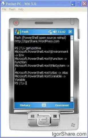 Download web tool or web app pash