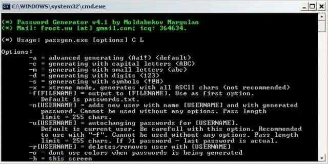 Download web tool or web app password-generator