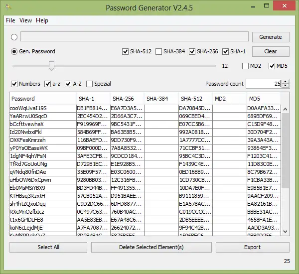 Download web tool or web app PasswordGenerator