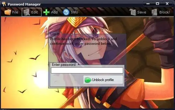 Download web tool or web app PasswordManager