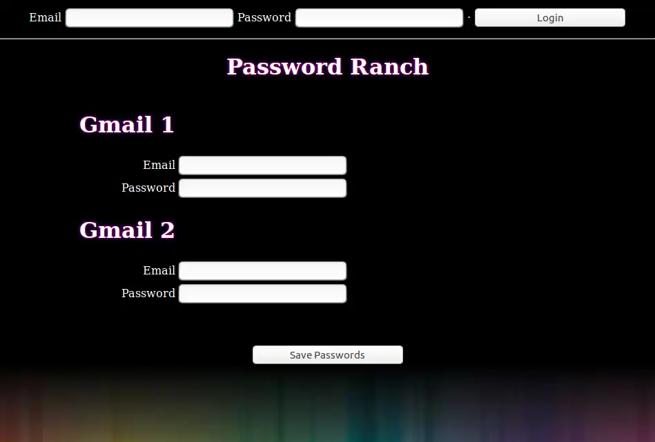 Web ツールまたは Web アプリ PasswordRanch をダウンロード