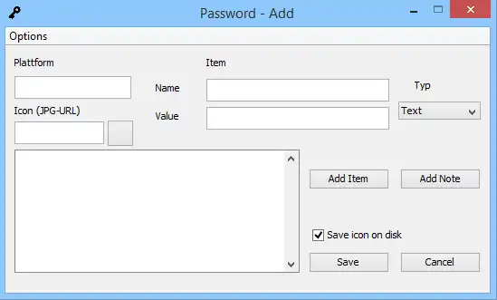 Pobierz narzędzie internetowe lub aplikację internetową Password Saver