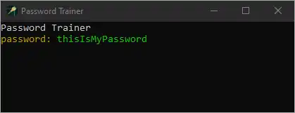 دانلود ابزار وب یا برنامه وب Password Trainer