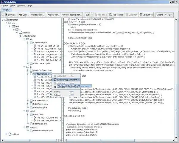Download web tool or web app patcheditor