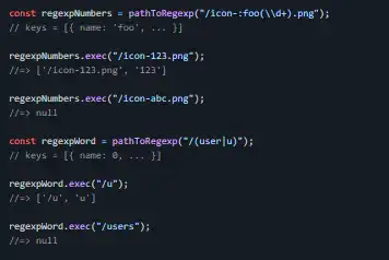 Download web tool or web app Path-to-RegExp