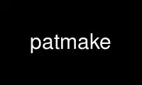 قم بتشغيل patmake في موفر الاستضافة المجاني OnWorks عبر Ubuntu Online أو Fedora Online أو محاكي Windows عبر الإنترنت أو محاكي MAC OS عبر الإنترنت