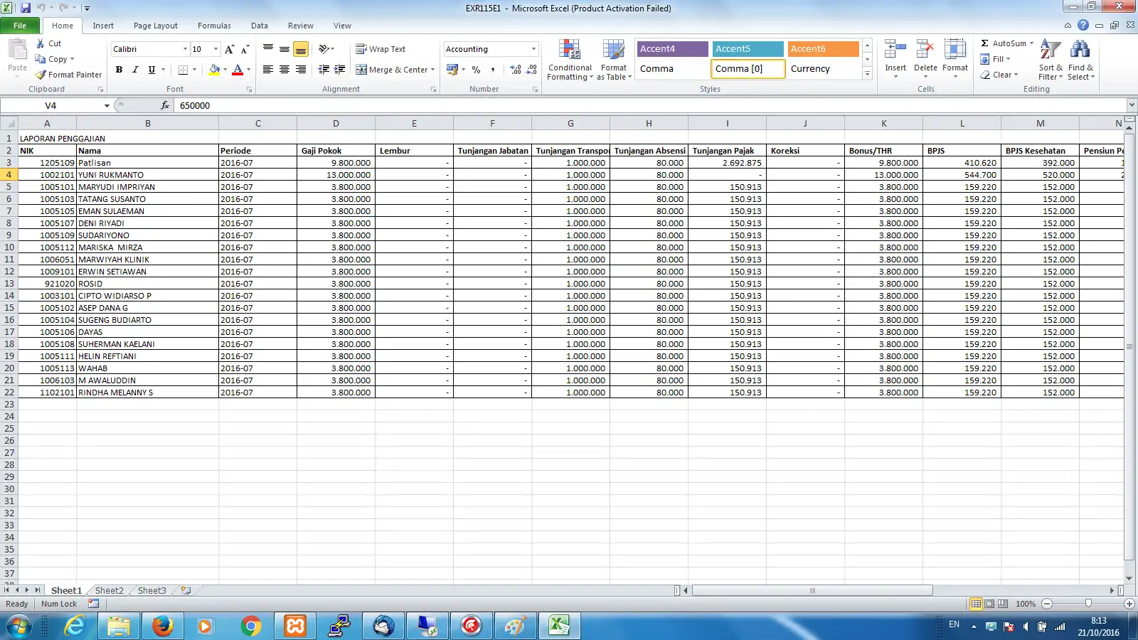 Download web tool or web app Payroll System