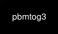 Run pbmtog3 in OnWorks free hosting provider over Ubuntu Online, Fedora Online, Windows online emulator or MAC OS online emulator