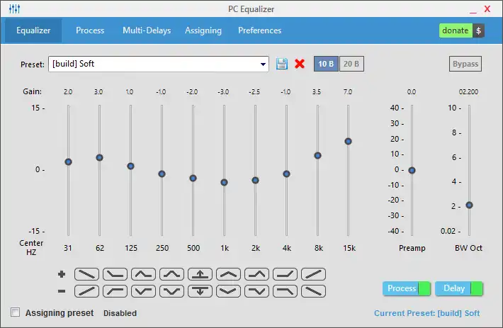 Download web tool or web app PC Equalizer - GUI