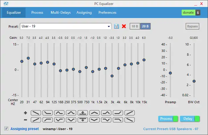 Download web tool or web app PC Equalizer - GUI