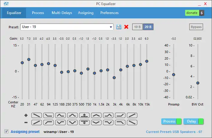 Descargar herramienta web o aplicación web PC Equalizer - GUI