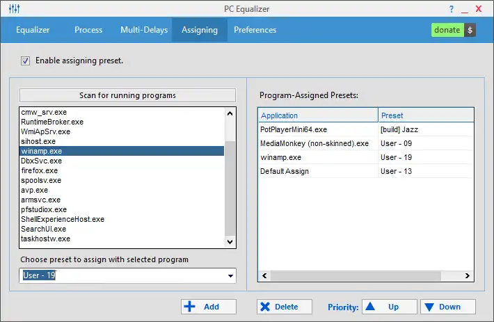 Download web tool or web app PC Equalizer - GUI