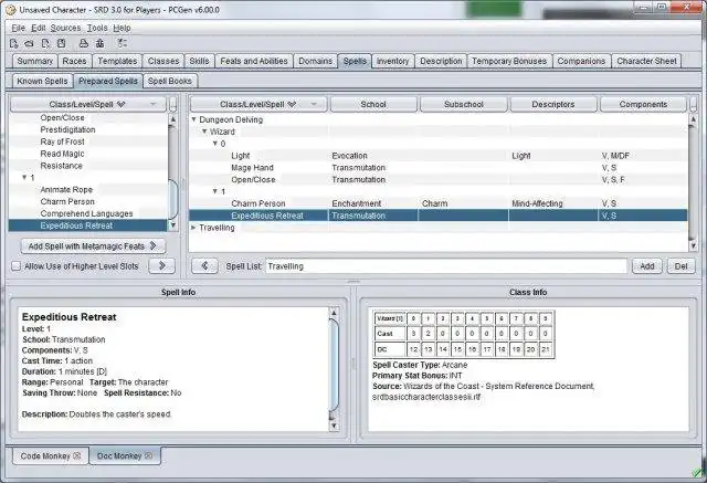 Download web tool or web app PCGen :: An RPG Character Generator to run in Linux online