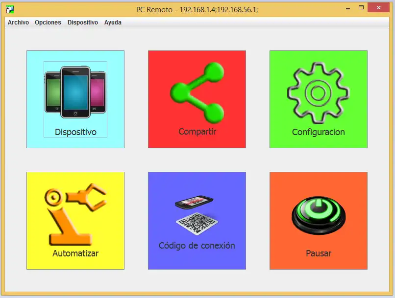 Download web tool or web app PC-Remoto
