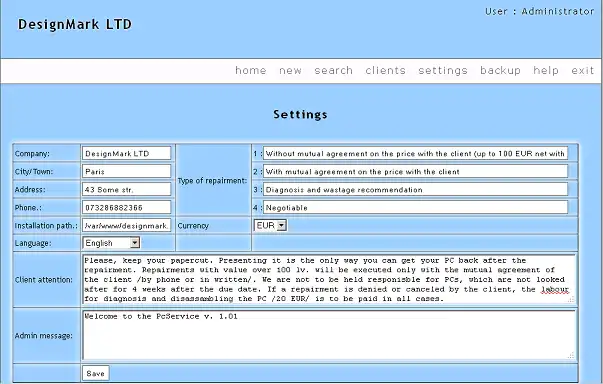 Download webtool of webapp PcService