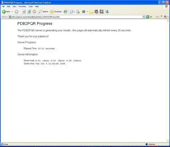 Download de webtool of web-app PDB2PQR om online in Windows via Linux online te draaien