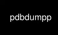 Run pdbdumpp in OnWorks free hosting provider over Ubuntu Online, Fedora Online, Windows online emulator or MAC OS online emulator