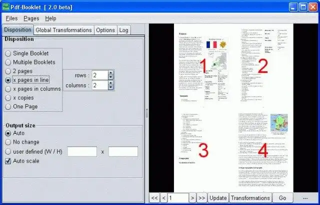 قم بتنزيل أداة الويب أو تطبيق الويب PdfBooklet