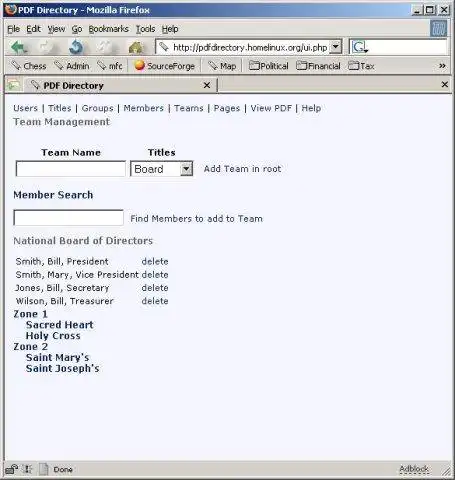 ดาวน์โหลดเครื่องมือเว็บหรือเว็บแอพ PDFdirectory
