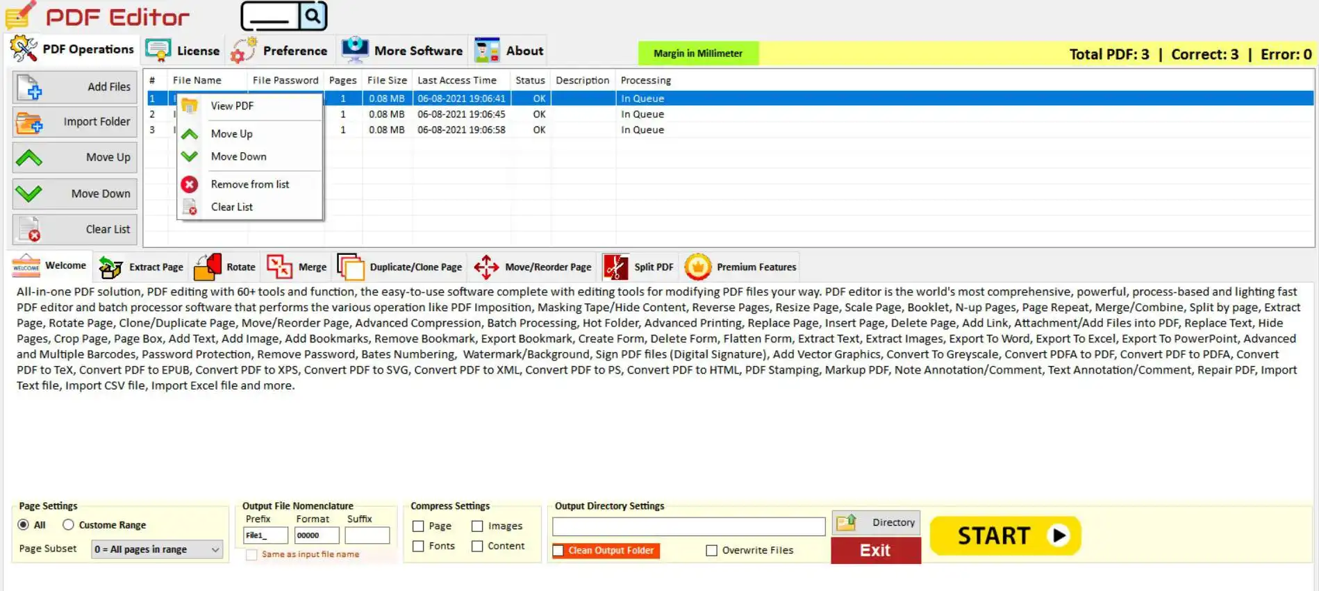 Descargue la herramienta web o la aplicación web PDF Editor (Free Lite)