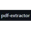 Free download pdf-extractor Windows app to run online win Wine in Ubuntu online, Fedora online or Debian online