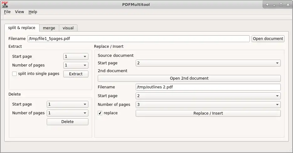 웹 도구 또는 웹 앱 PDFMultiTool 다운로드