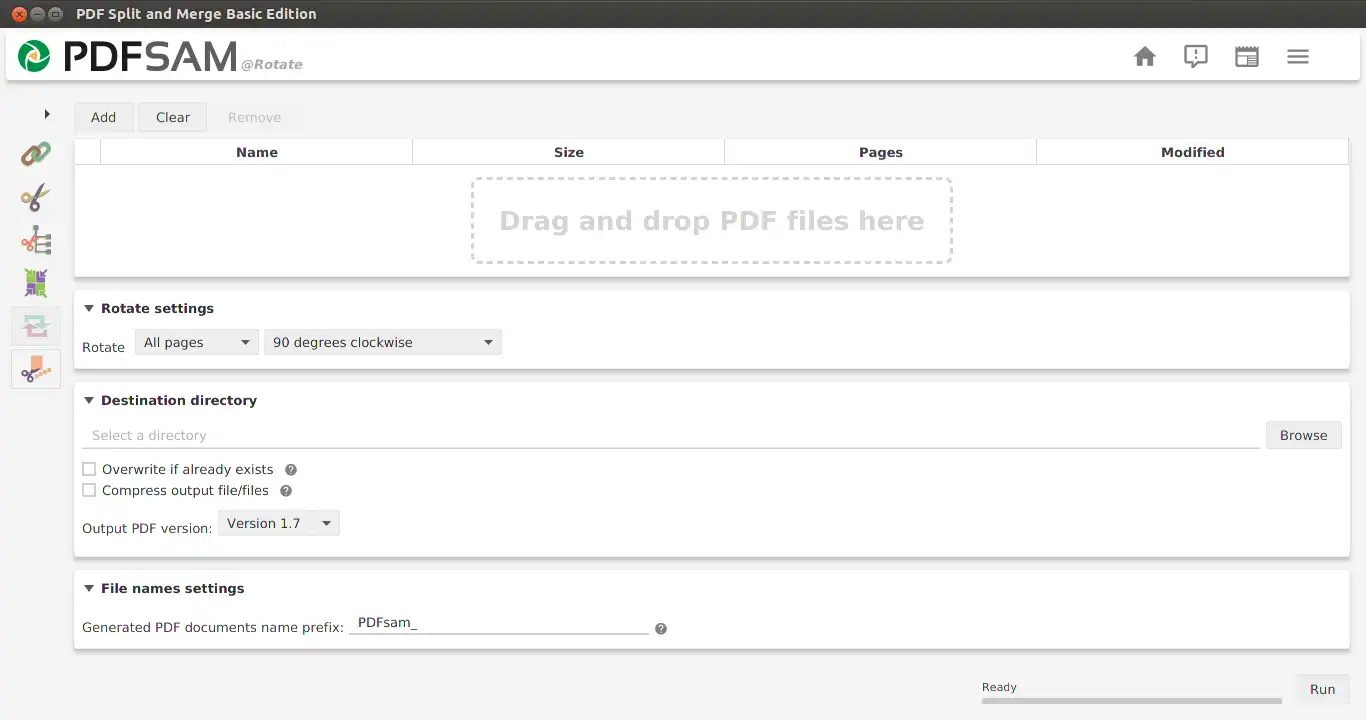 Unduh alat web atau aplikasi web PDF Split and Merge