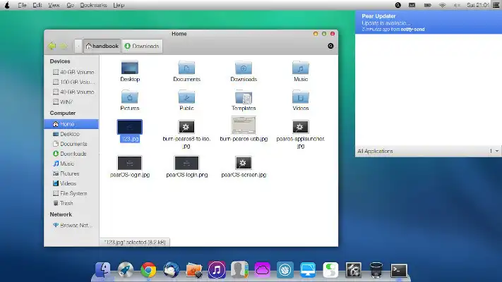 Emulateur Pear OS gratuit MAC OS en ligne