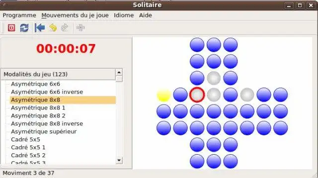 Download web tool or web app Peg Solitaire to run in Windows online over Linux online