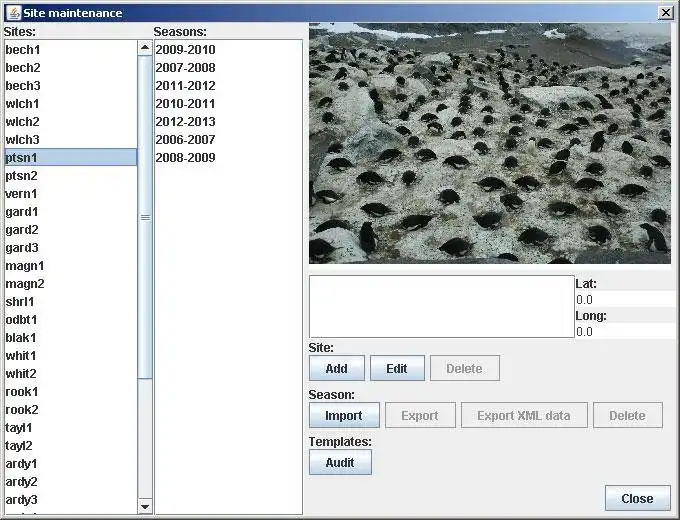 Download web tool or web app Penguin Nest Picture Analyser