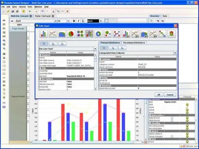 Download web tool or web app Pentaho Reporting