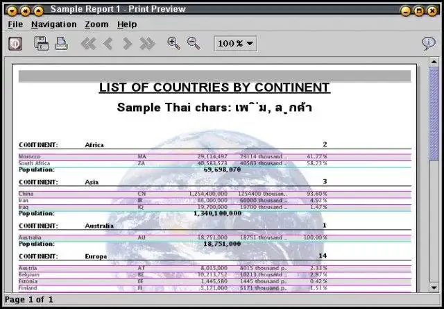 Download web tool or web app Pentaho Reporting