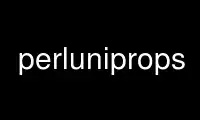 Run perluniprops in OnWorks free hosting provider over Ubuntu Online, Fedora Online, Windows online emulator or MAC OS online emulator