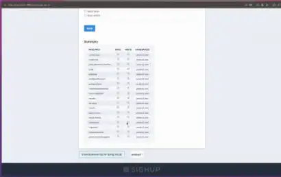 Download web tool or web app Permission manager