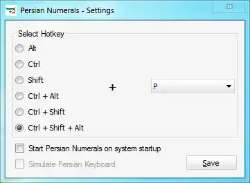 Download web tool or web app Persian Numerals