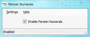 Download web tool or web app Persian Numerals